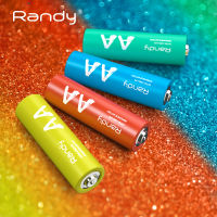 [3แถม1แผง]Randy Manganese Battery ถ่านAA แมงกานีส แบตเตอรี่ ความจุสูง ถ่าน วิทยุ ของเล่น ไฟฉาย นาฬิกา เมาส์ไร้สาย คีย์บอร์ดไร้สาย รีโมท เก็บได้นาน3ปี