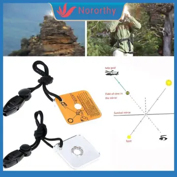 Portable Outdoor Signal Mirror Outdoor Survival Emergency