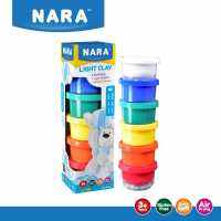 ดินเบา (NARA) 6 สี 6 กระปุก 120 กรัม