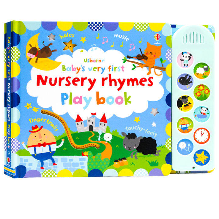 original-english-version-usborne-baby-s-very-first-nursery-rhymes-playbook-pronunciation-book-touch-and-turn-over-the-hole-book-childrens-enlightenment-cognitive-toy-operation-book-eusborne