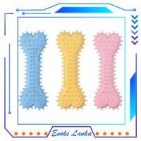 ของเล่นสุนัขทำให้กระดูกแบน Lanka มีหนามหลายสีแบบสุ่ม