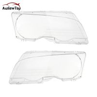 2pcs Car Headlight Clear Lens Headlamp Clear Cover Coupe Convertible For BMW E46 2DR 1999-2003 M3 2001-2006 Shell