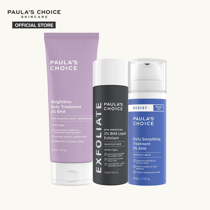 Paula’s Choice BHA + AHA Smoothing Kit (LazMall Exclusive) Lazada
