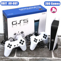 สถานีเกม5วิดีโอเกมคอนโซลที่มี200เกมคลาสสิก8บิตทีวี Consola R มือถือเด็ก USB สายเล่นเกม AV เอาท์พุท