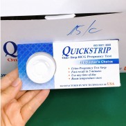 Che tên hàng Que thử thai Quickstrip cho kết quả nhanh, chính xác