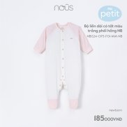 Bộ quần áo liền thân Nous sơ sinh bodysuit có tất cho bé các màu sắc dễ