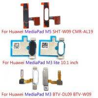 ใหม่เซ็นเซอร์ Flex Cable สําหรับ Huawei MediaPad M3 Lite 10.1 M5 10.8 นิ้วปุ่มโฮมเมนูลายนิ้วมือกลับคีย์ Flex