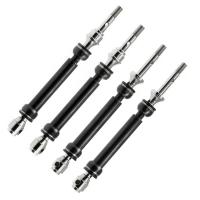 4Pcs Steel Front/Rear CVD Drive Shaft Replacement Accessories for RC Car 1/10 Mini E- Summit SLASH 4WD,R126