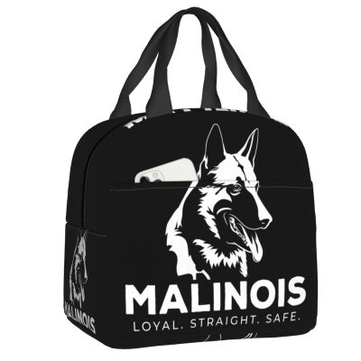 Malinois กระเป๋าใส่อาหารกลางวันสำหรับผู้หญิงฉนวนกันความร้อนสำหรับสุนัขเบลเยียม,กระเป๋าอาหารกลางวันระบายความร้อนอบอุ่นอาหารกล่องใส่อาหาร