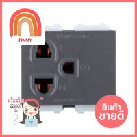 เต้ารับเดี่ยว 3 ขา PANASONIC WEG1191HK สีเทาSINGLE SOCKET PANASONIC WEG1191HK 3 PIN GREY **ของแท้100%**