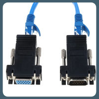 CAT5e อะแดปเตอร์ตัวผู้-ตัวผู้สำหรับสายเครือข่ายอีเธอร์เน็ตถึง20ม. RJ45 6ตัว