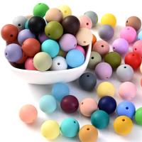 【YF】♤❦  10-20pcs Silicone Round Beads 9 12 15mm Color Baby Jewelry Accessories Making Wholesale