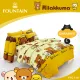 FOUNTAIN ชุดผ้าปูที่นอน ริลัคคุมะ Rilakkuma FTC110 สีเหลือง #ฟาวเท่น ชุดเครื่องนอน 3.5ฟุต 5ฟุต 6ฟุต ผ้าปู ผ้าปูที่นอน ผ้าปูเตียง ผ้านวม หมีคุมะ Kuma