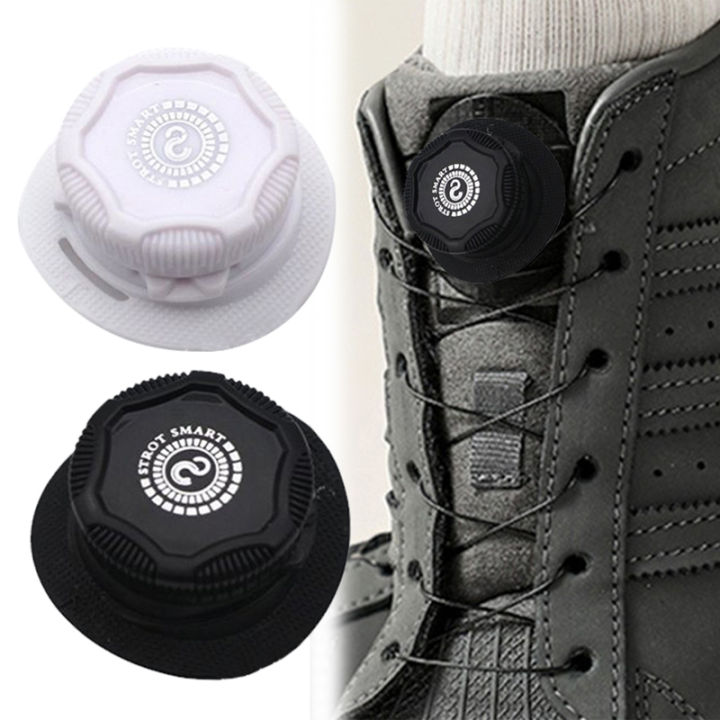 Oeak Rotating Button Tie-Free Shoelace for Lazy People Children's Shoes ...