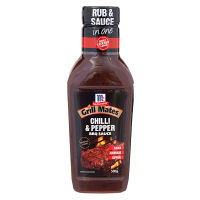 [Mega Sale] Free delivery จัดส่งฟรี  Mccormick Chill and Pepper BBQ Sauce 500g.. Cash on delivery เก็บเงินปลายทาง