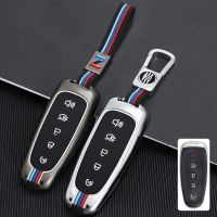 Zinc Alloy Car Key Case for Ford Edge Explorer Escape Focus Taurus Flex Lincoln MKS MKT MKX MKZ Navigator 5 Buttons Remote Key