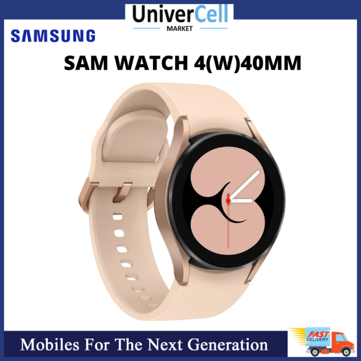 Samsung Pink Gold Galaxy Watch 4 40mm LTE Smartwatch Lazada Singapore