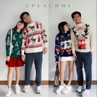 ?CHRISTMAS SWEATER?? เสื้อสเวตเตอร์คริสต์มาสผู้หญิงผู้ชาย เสื้อไหมพรมธีมคริสต์มาสซานต้า