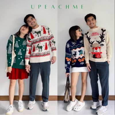 🎄CHRISTMAS SWEATER🎅🏼 เสื้อสเวตเตอร์คริสต์มาสผู้หญิงผู้ชาย เสื้อไหมพรมธีมคริสต์มาสซานต้า