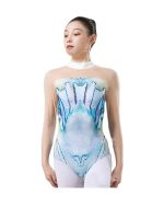 Ballet Dance Leotards Women  New Sleeveless Print Gymnastics Dancing Costume Adult High Quality Ballet Leotard