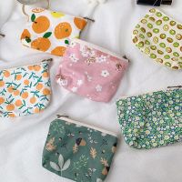 【CW】♟  Fashion Pattern Coin Purses Small Canvas Wallet Earphone Money Storage