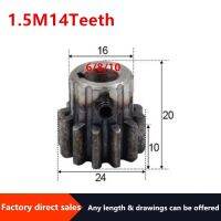 1ชิ้น1.5โมดูลัส = 1.5เมตร14teeth เกียร์เฟืองกับเวทีมอเตอร์โลหะ/นูนเฟืองในหลุม10มมเกียร์ Transission