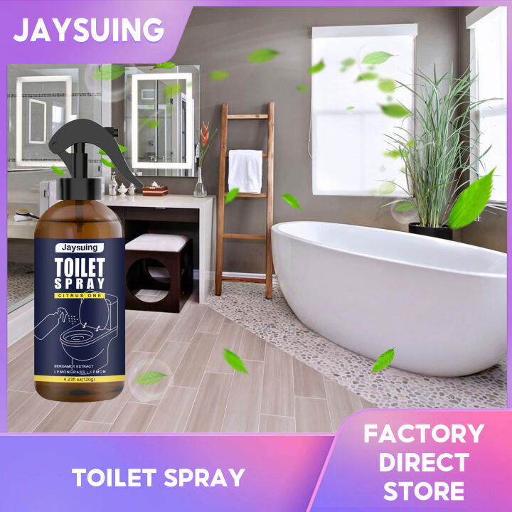 Jaysuing Bathroom Fragrant Toilet Air Freshener Deodorant Toilet Spray ...