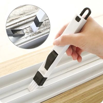 【hot】 Two-in-one Cleaning Multifunctional Door and Window Groove Cleaner Dust Shovel Rail