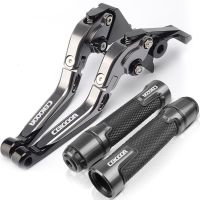 For HONDA CB1000R/ /Neo Sport Cafe 2008-2016 2018-2021 6-stage Foldable brake clutch lever Handlebar grips glue set 1