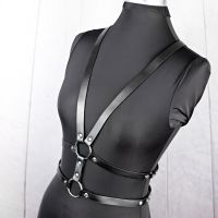 【YF】✳  UYEE Leather Harness Garter Goth Suspenders Belts Fetish Wear Bondage