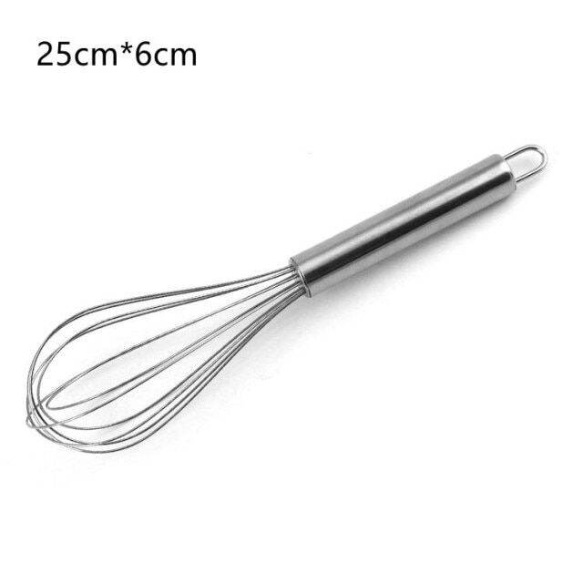 Kitchen Baking Accessories Egg Beater Stainless Steel Manual Mixer Egg Stirrer Wire Balloon