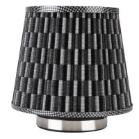 Black Black Sales promotion Universal Car Parts 76MM 3 Inch Car Air Filter High Flow Intake Filterintake Filter Sport Power Mesh Cone Cold Air Induction Kit