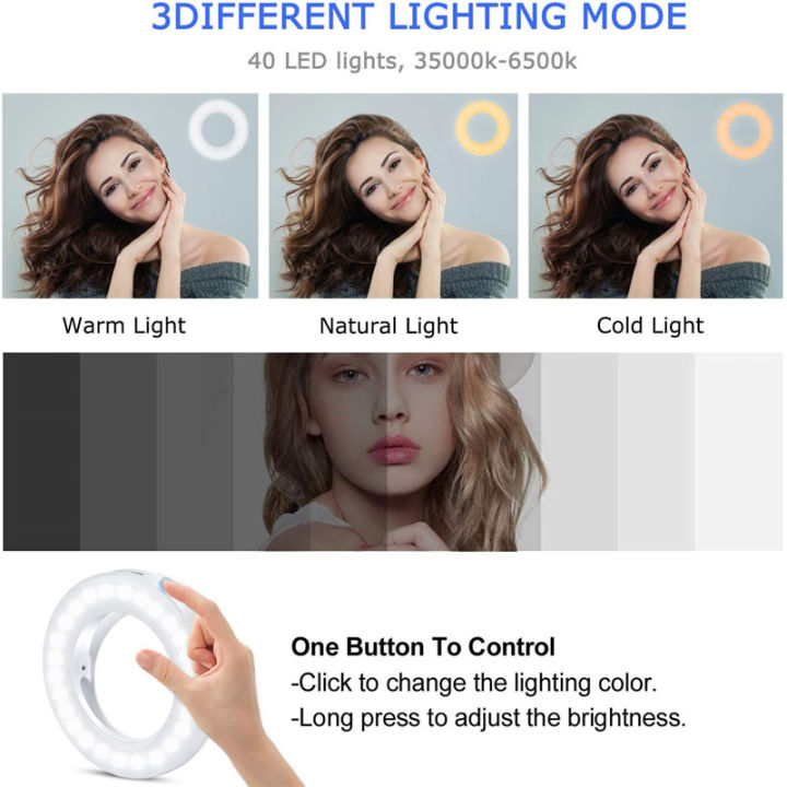 3200k-6500k-40-led-lamps-led-selfie-ring-light-for-andriod-universal-cellphone-vlog-live-usb-charge-enhancing-fill-lights