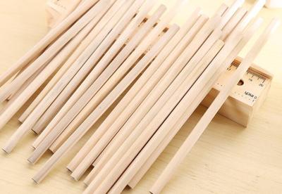 1pc HB Wooden Sketching Pencil Office and School Writing Round Rod Long Smooth Drawing Easy To Sharpen 175mm