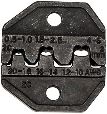 Klein Tools VDV205-036 Wire Crimper Die, Terminal, Open Barrel, AWG 10-20, Replacement Die, Non Insulated Barrel, 10-20 AWG terminals Die Set, VDV200-010, VDV212-803