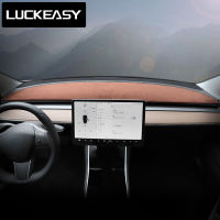 2021LUCKEASY for Tesla Model 3 car dashboard carpet is suitable model3 2021 center console light-proof mat sun-proof insulation