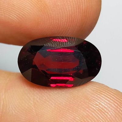 พลอย โกเมน การ์เน็ต ธรรมชาติ ดิบ แท้ ( Unheated Natural Red Garnet ) หนัก 6.83 กะรัต