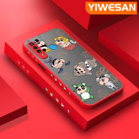 YIWESAN เคสสำหรับ Huawei Nova4 Nova 4E P30 Lite เคสการ์ตูน Crayon Shin-Chan เคสโทรศัพท์เนื้อแข็งกันกระแทกขอบเคสป้องกันเลนส์กล้องคลุมทั้งหมด