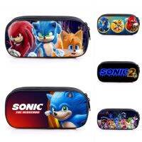 SONIC 2 Printed Pencil Case Primary School Anime Sonic Stationery Gift for Children