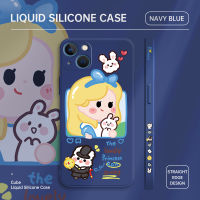 Orico เคสโทรศัพท์ดีไซน์ด้านข้างลายซินเดอเรลล่า V29 Vivo Apple 15บวก15โปร15 Pro Max Max Max ขนาด5กรัมดีไซน์น่ารักแบบซินเดอเรลล่าขอบสี่เหลี่ยมปลอกซิลิโคนเคสป้องกันทนแรงกระแทก