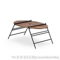 hyfvbu☈☁  Naturehike Folding Elliptic Table Wood Tent Ellipse Tables Adjustable Outing