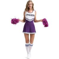 Cheerleader Costume Schoolgirl Lingerie Dirndl School Girl Sexy Costumes Women Cosplay Halloween Disfraz Mujer Sexi XS-XXL Size