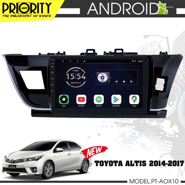 priority-pt-aox10-จอแอนดรอย10นิ้ว-ตรงรุ่นรถ-เชื่อมต่อwifi-ไมค์แยก-2-32-4core-revo-jazz-camry-city-vios-yaris-civic-altis