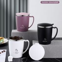 【jw】◊  Thermal Bottle 350ml Mug 304 Cup With Handle Leak-Proof Flask Insulated