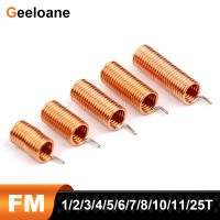 20Pcs Coilcraft Inductor 1/2/3/4/5/6/7/8/10/11/25T Copper Wire Hollow Coil Inductance FM Filter Inductance