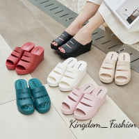 Kingdom_Fashion ร้องเท้าผูหญิง รองเท้าแตะลิ่ม รองเท้าแตะเสริมส้นผู้หญิง รองเท้ารัดส้น สะดวกสบาย อ่อนนุ่ม ความหนาพื้นรองเท้า 2023 ใหม่ X0101620 42Z231019