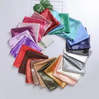 Color Silk Scarf 90x90cm Plain