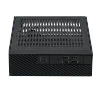 M10 Mini ITX Computer Case HTPC Host Chassis USB2.0 ITX Enclosure Industrial Control Chassis for Office Business Durable Easy Install