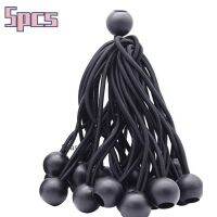 5PCS Black Ball Bungee Pack Shock Elastic Tie Loop Cord Fixing Securing Trailer Ropes Buckle Backpack Accessories Outdoors Tool