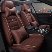 YOTONWAN Leather Car Seat Cover for Honda All Models civic fit CRV XRV Accord Odyssey Jazz City car accessories Car-Styling